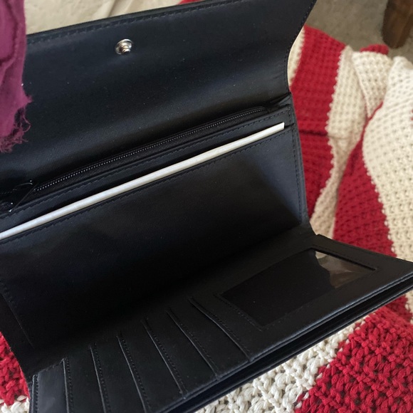 NEW Kate Spade Wallet Black Nylon 100% Authentic - Picture 5 of 6